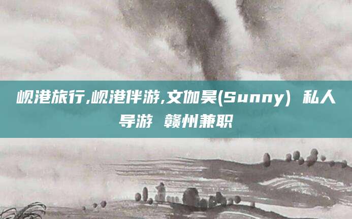 长兴岘港旅行,岘港伴游,文伽昊(Sunny) 私人导游 赣州兼职